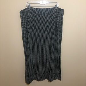 J. Jill wearever collection dash maxi skirt side slit